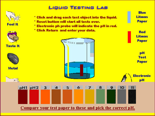 Liquid Titration Lab Screen