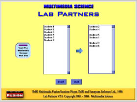 screen of lab partners