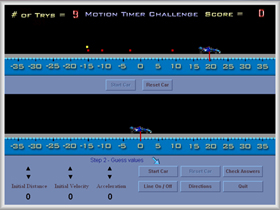 screen from motion graphing module