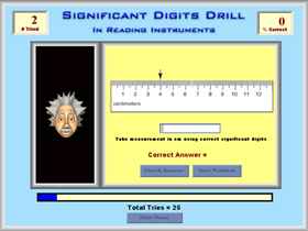 significant digits drill screen