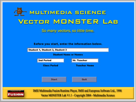 Vector MONSTER Lab Screen Shot