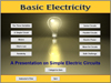electricity materials main menu